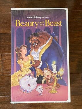 Disney Beauty and the Beast Classic VHS Boxed Silk Touch Throw, 50" x 70"